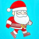 santa runner game